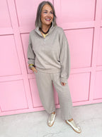 Easy Days Athleisure Set - Heather Taupe
