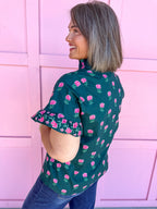 Mary Square | Kate Top - Solstice Step Berry