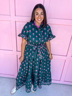 Mary Square | Kate Dress - Solstice Step Berry