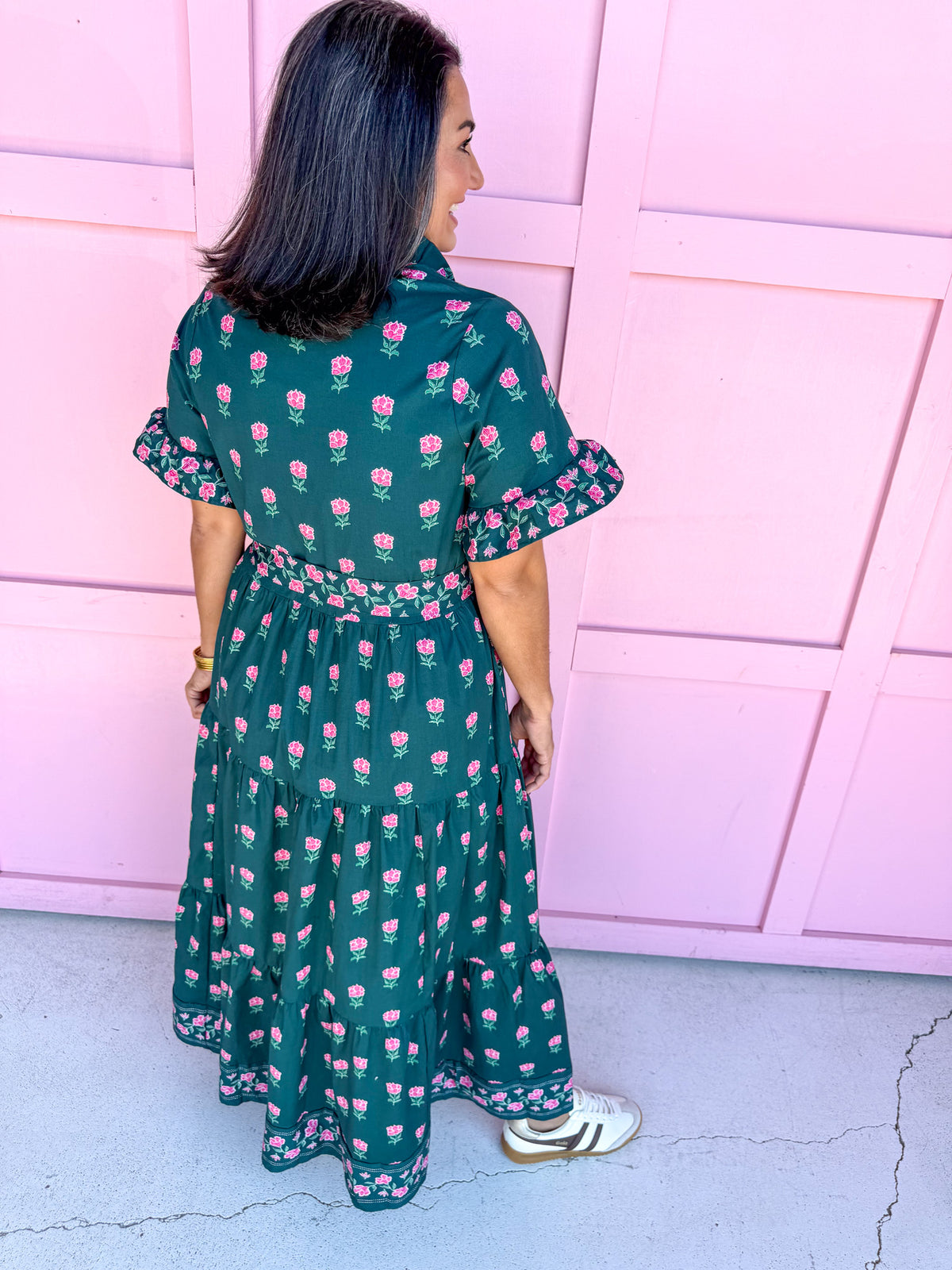 Mary Square | Kate Dress - Solstice Step Berry