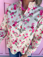 Mary Square | Kimberly Top - Mistflower - Pink