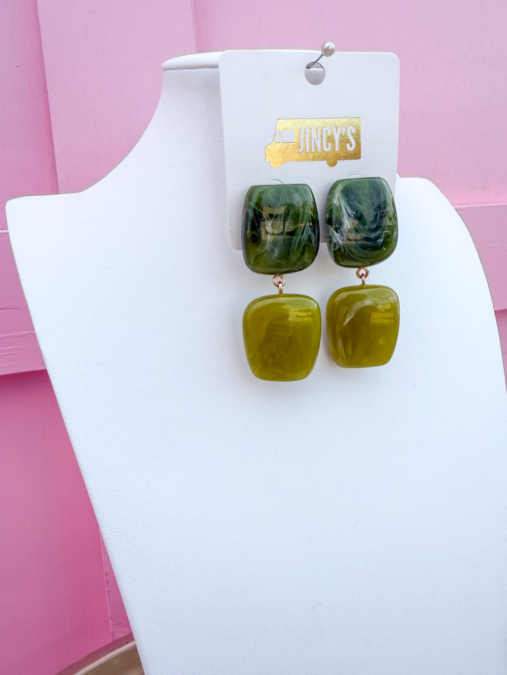 Marble Drift Earrings