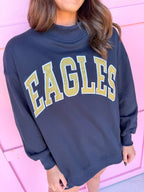 Scarlet & Gold | Madi Navy Classic Mock Neck - Eagles®
