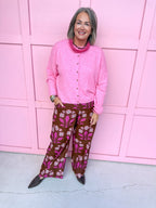 Bold Bloom Floral Print Pants