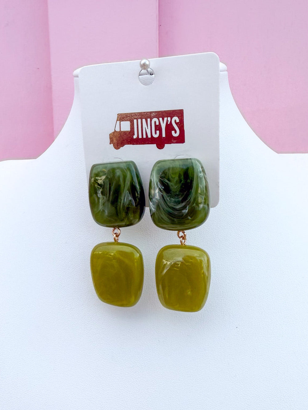 Marble Drift Earrings