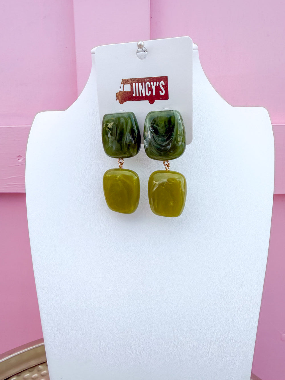 Marble Drift Earrings