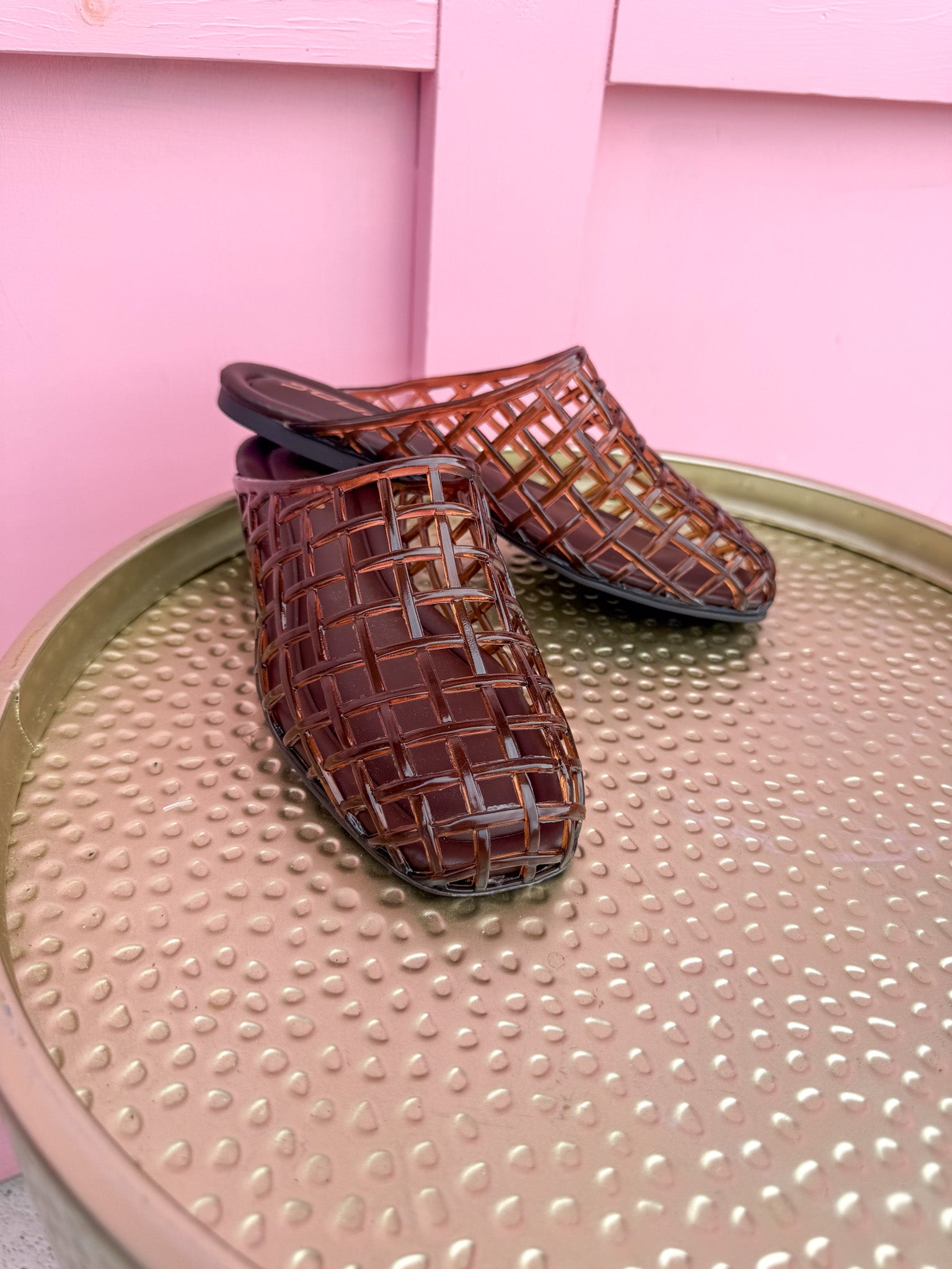 Throw & Go Jelly Mules - Brown