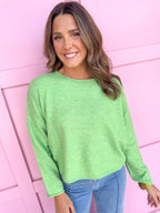 Light Weight Staple Sweater - Green