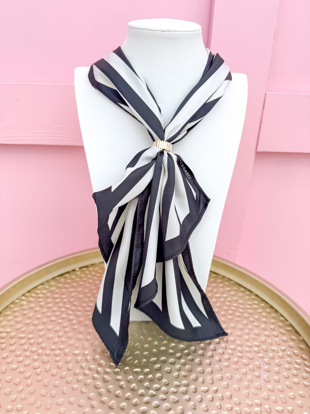 Michelle McDowell | Drew Scarf - Pinstripe Twist