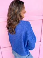 Light Weight Staple Sweater - Royal Blue