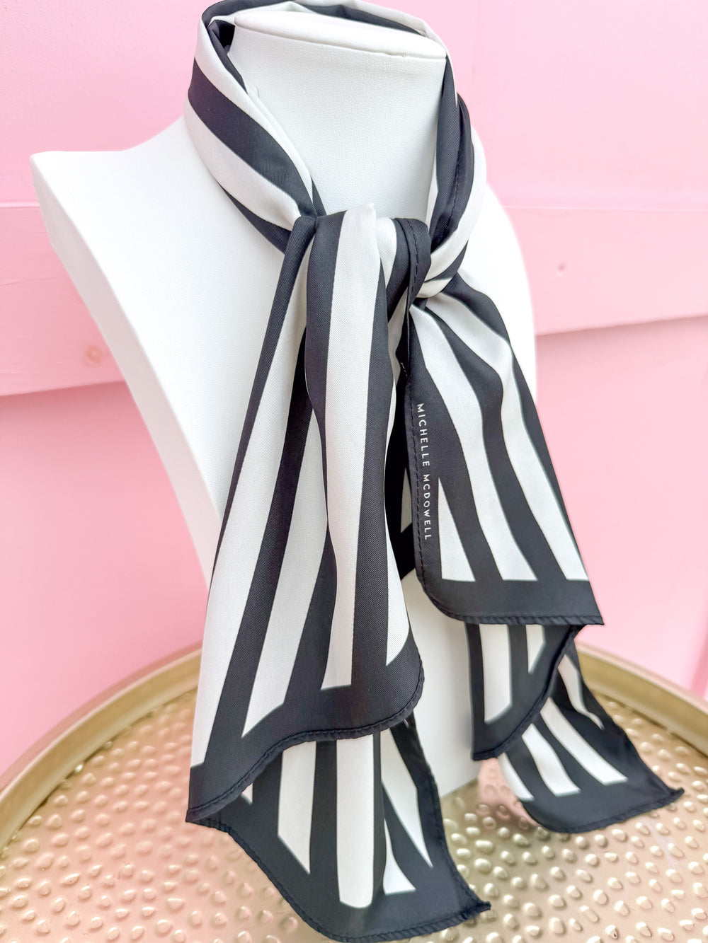 Michelle McDowell | Drew Scarf - Pinstripe Twist