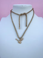 Caroline Hill | Corie Cord Necklace - Eagle