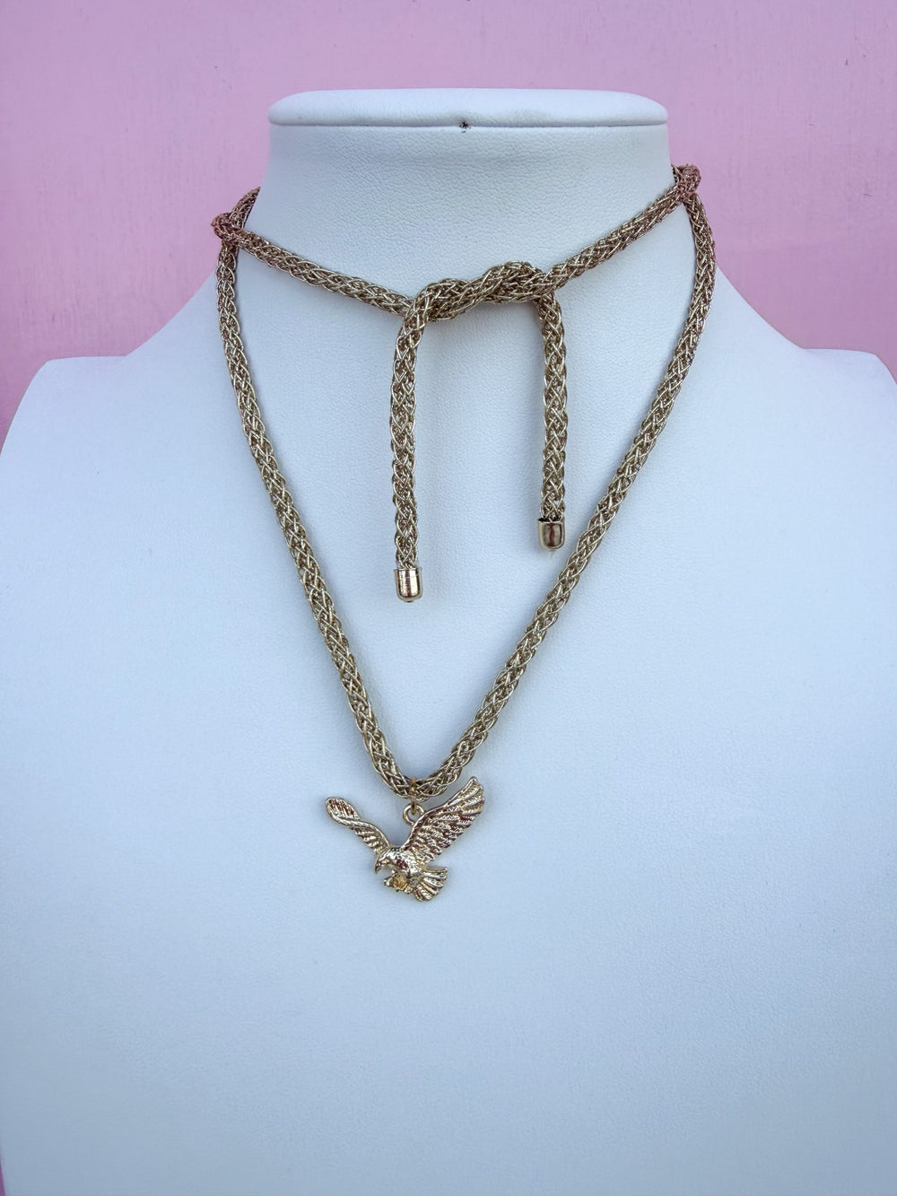 Caroline Hill | Corie Cord Necklace - Eagle