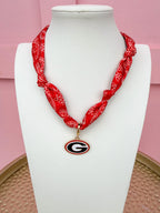 Georgia® Bulldogs Scarf Necklace