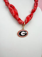 Georgia® Bulldogs Scarf Necklace