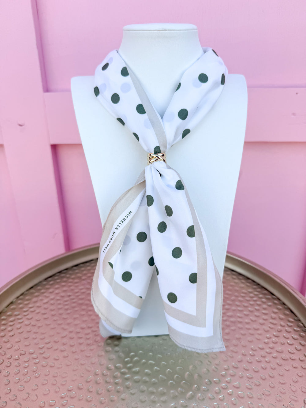 Michelle McDowell | Drew Scarf - Polka Dots