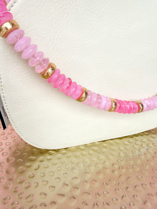 Michelle McDowell | Bag Charm - Bloom Pink