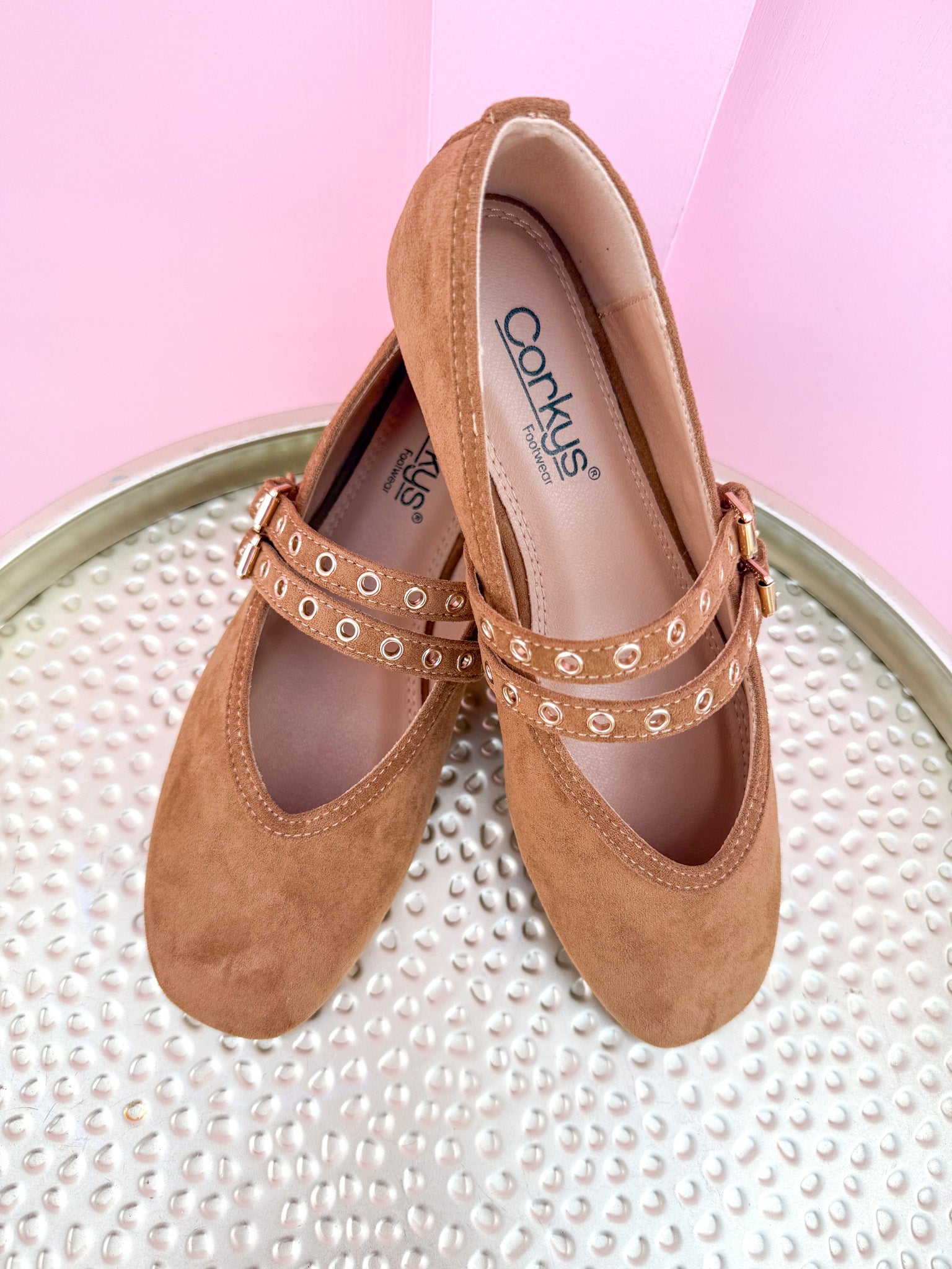 CORKYS | All Eyes On Me Flats - Camel Suede
