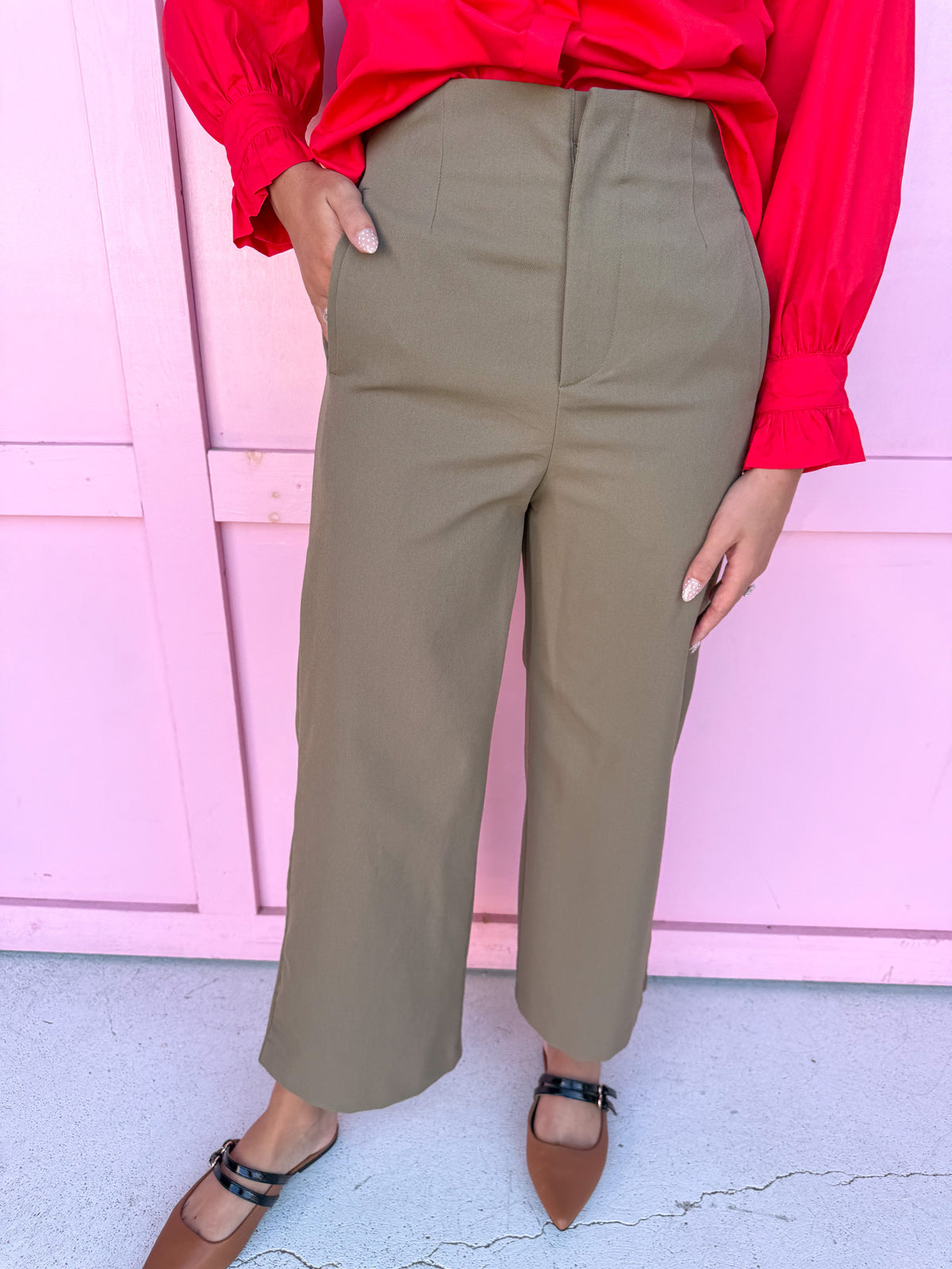 Own The Day Pants - Mocha