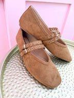 CORKYS | All Eyes On Me Flats - Camel Suede