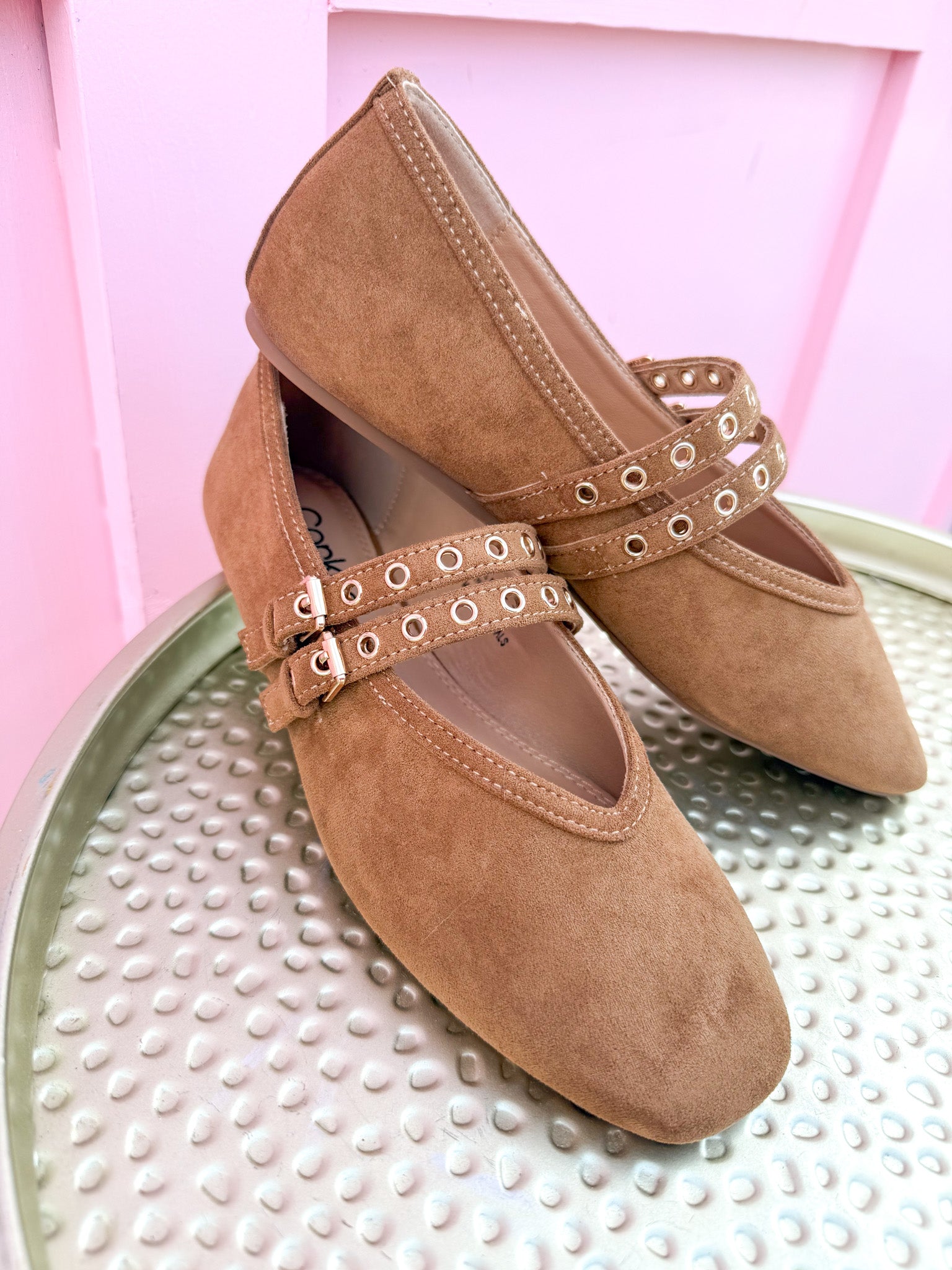 CORKYS | All Eyes On Me Flats - Camel Suede