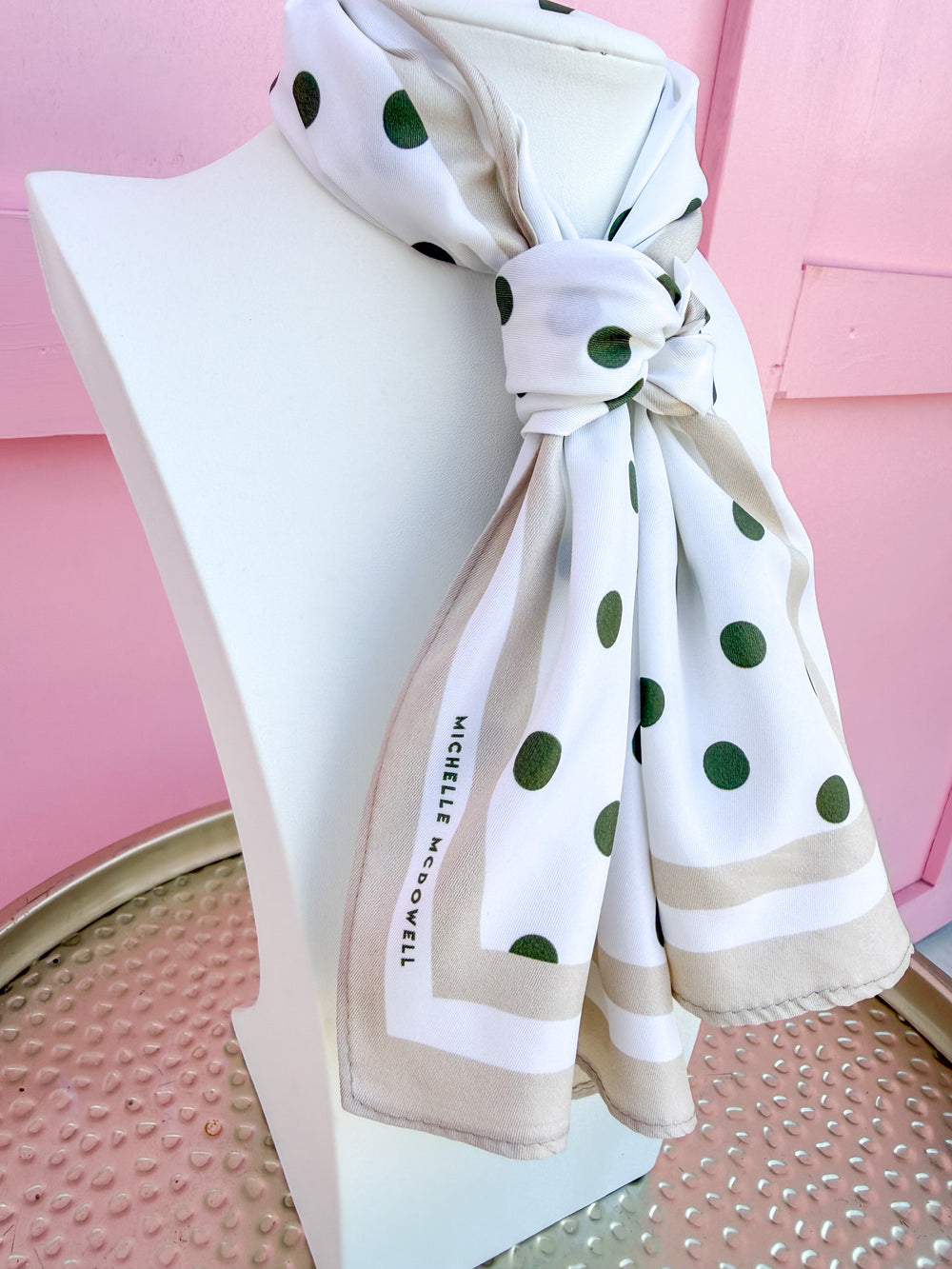 Michelle McDowell | Drew Scarf - Polka Dots