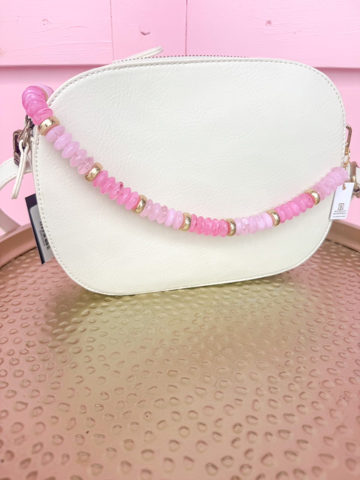 Michelle McDowell | Bag Charm - Bloom Pink