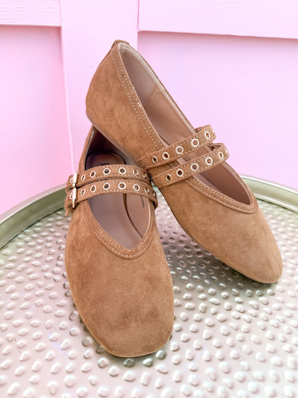 CORKYS | All Eyes On Me Flats - Camel Suede