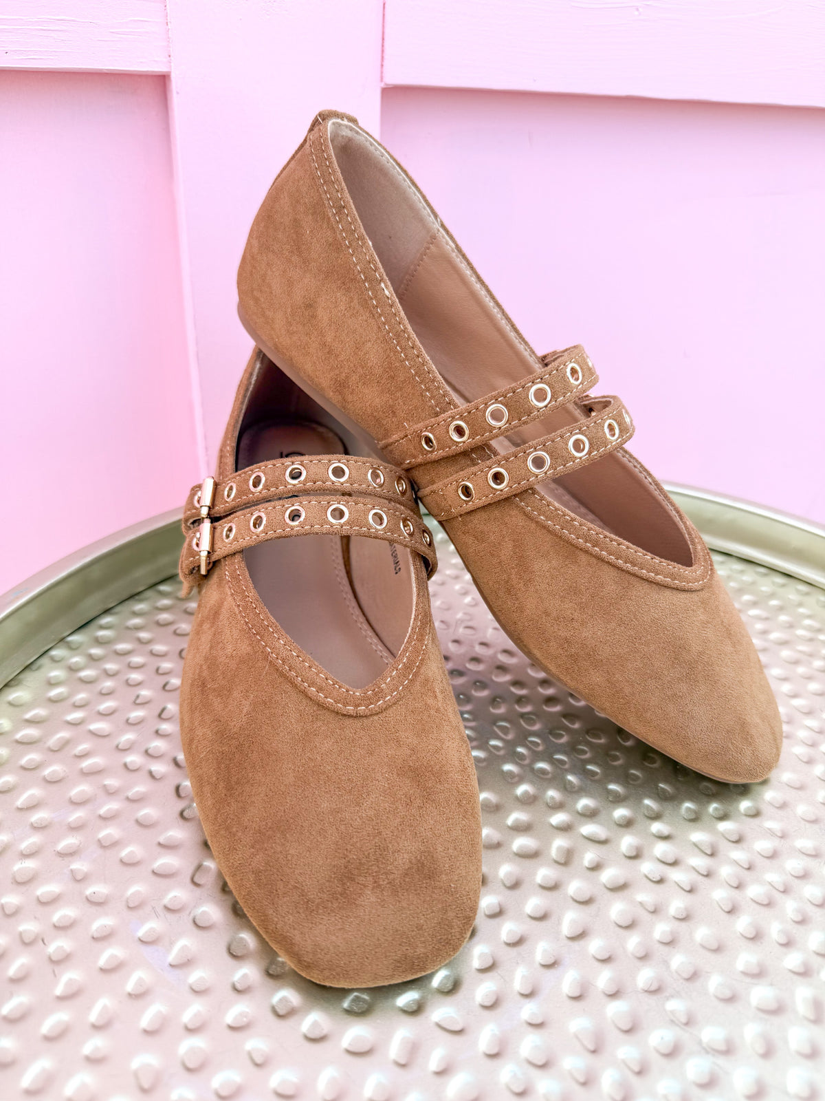 CORKYS | All Eyes On Me Flats - Camel Suede