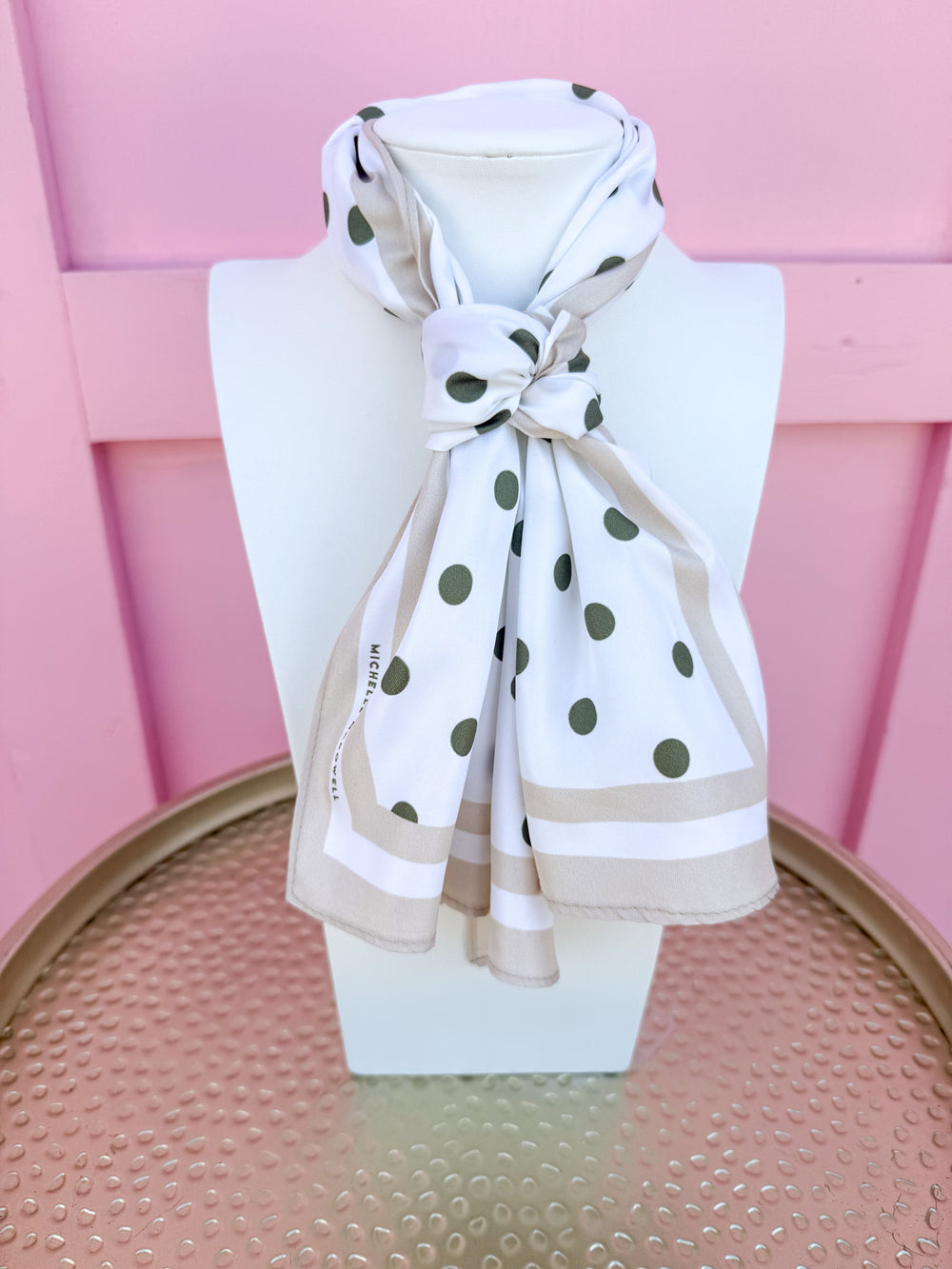 Michelle McDowell | Drew Scarf - Polka Dots
