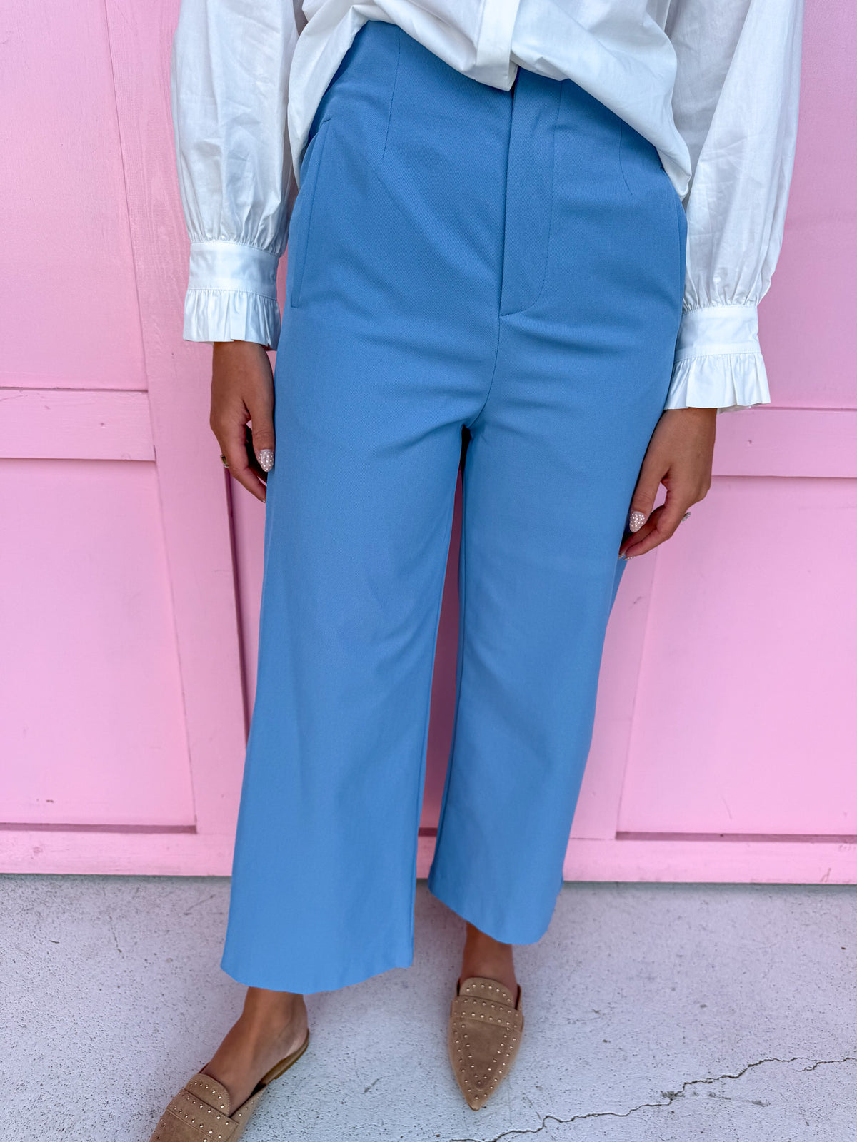 Own The Day Pants - Sky Blue
