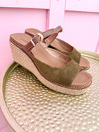 CORKYS| Treat Yourself Wedge - Moss