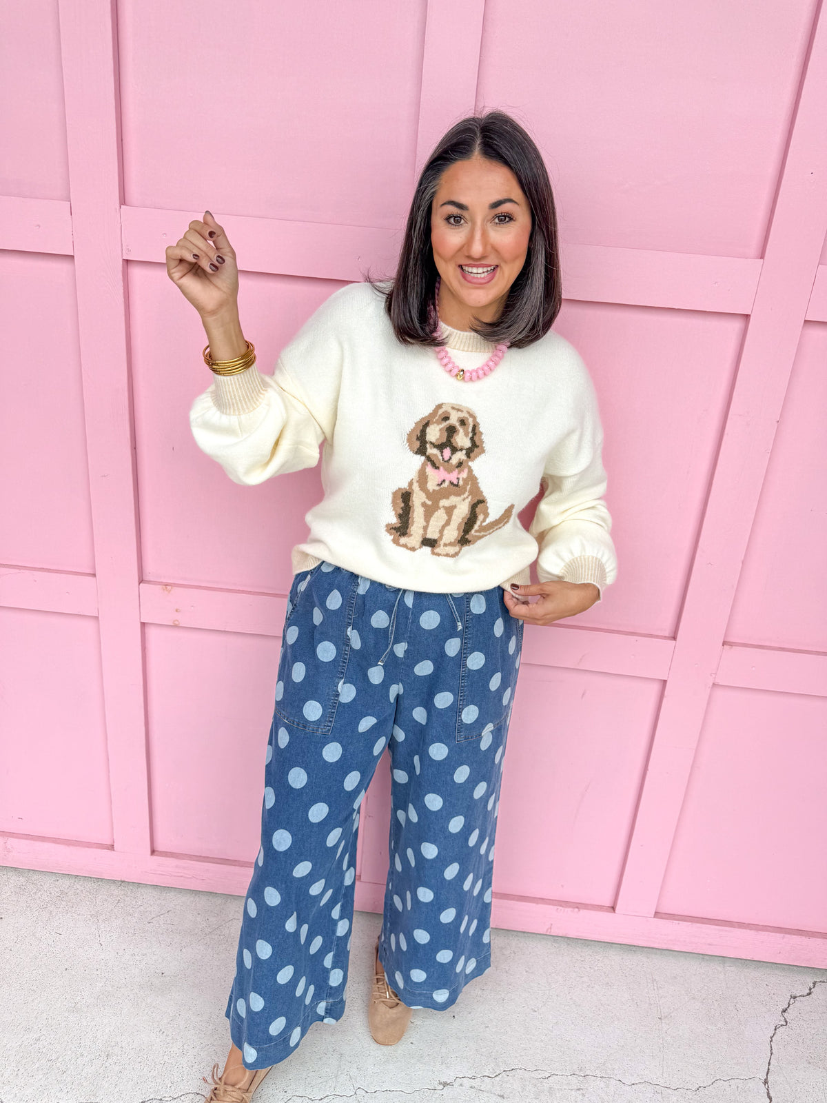 Doodle Days Sweater - Ivory