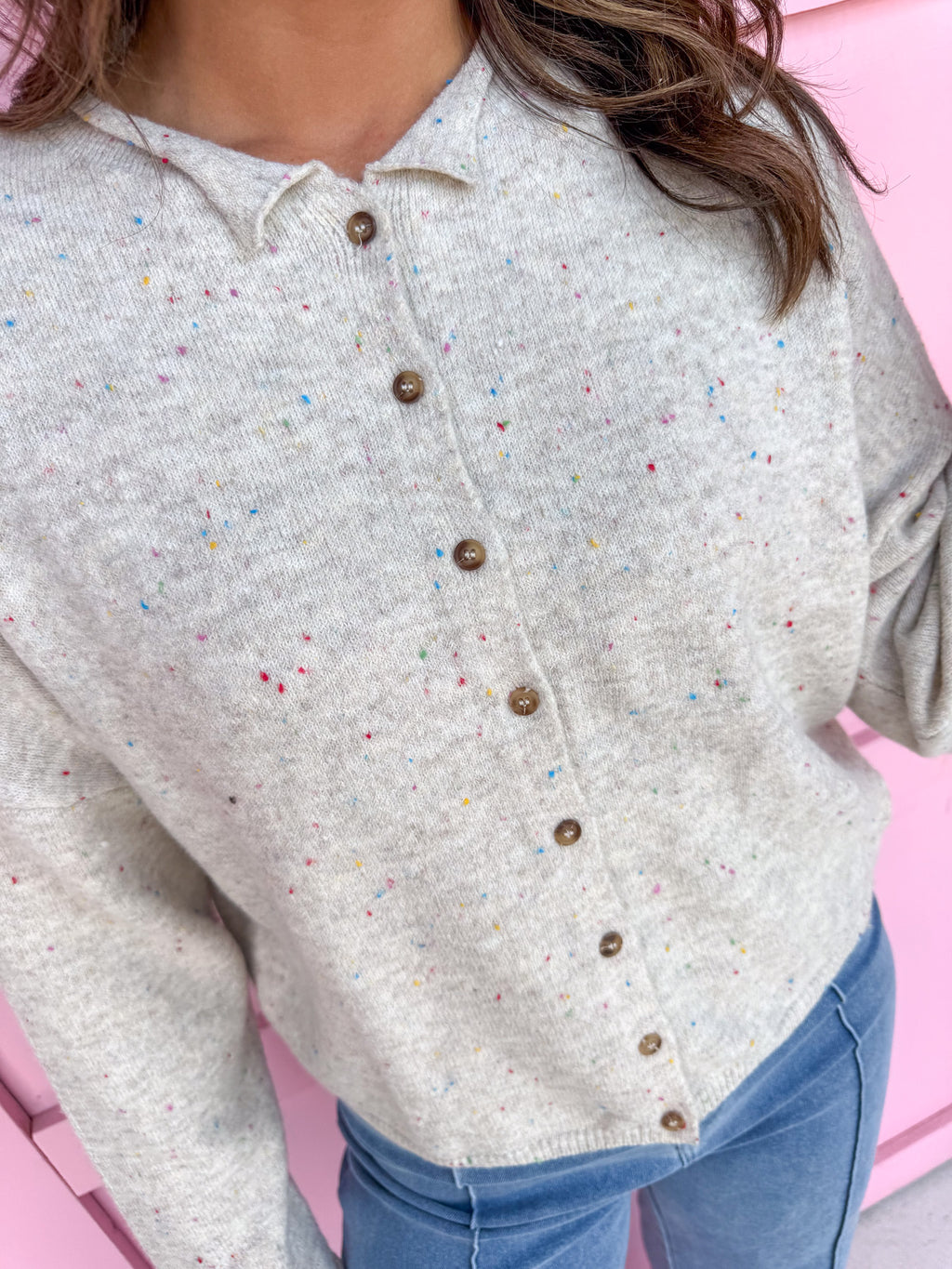 Sweet On Style Cardigan - Sand Beige