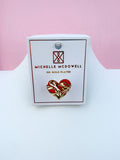 Michelle McDowell | Drew Scarf Charm - Textured Heart