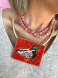 Grand Mallard Beaded Statement Necklace - Jincy's Custom