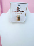 Michelle McDowell | Drew Scarf Charm - Textured Band