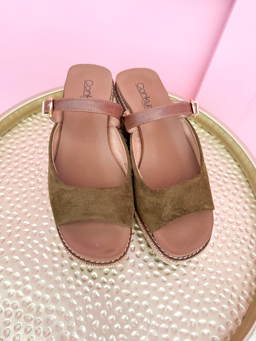 CORKYS| Treat Yourself Wedge - Moss
