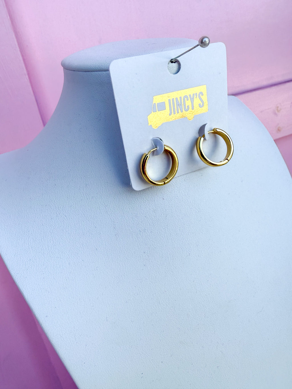 Golden Grace Hoop Earrings