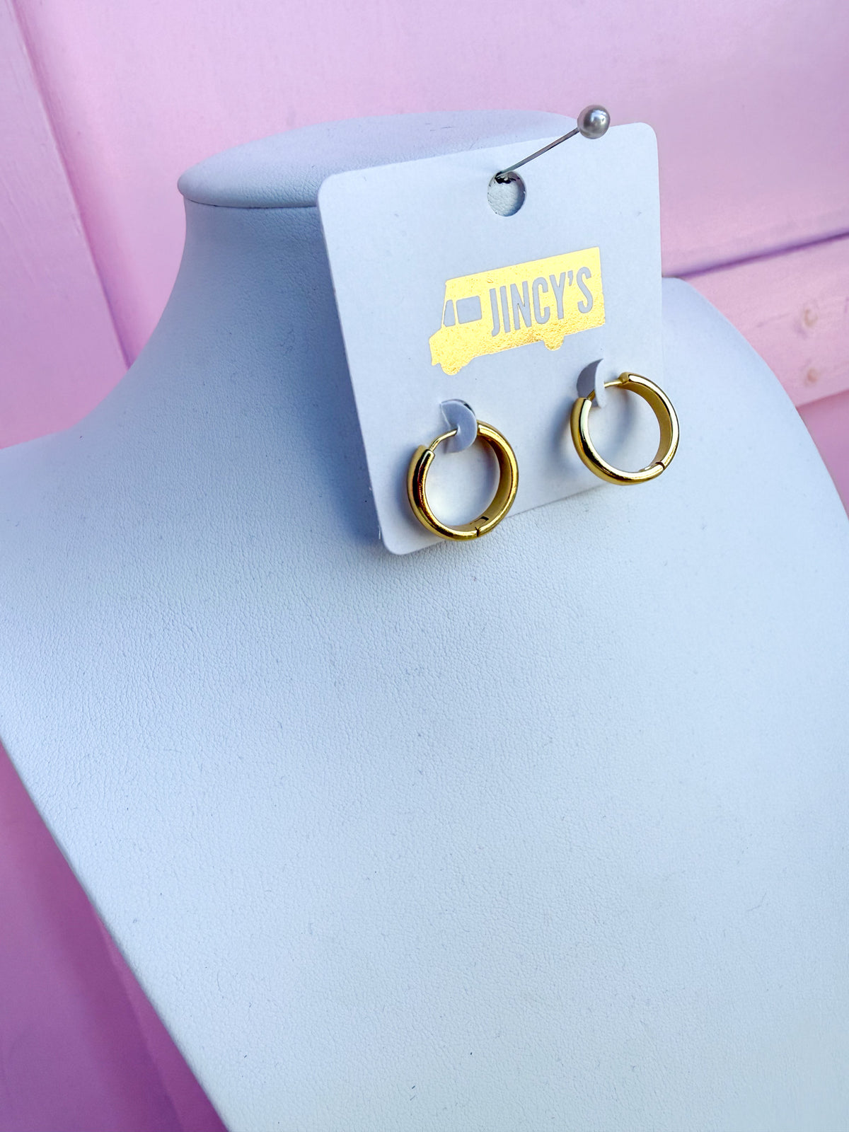 Golden Grace Hoop Earrings