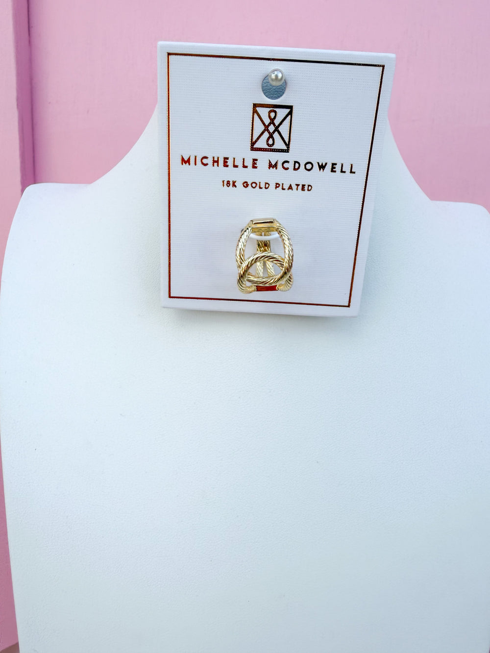 Michelle McDowell | Drew Scarf Charm - Rope Twist