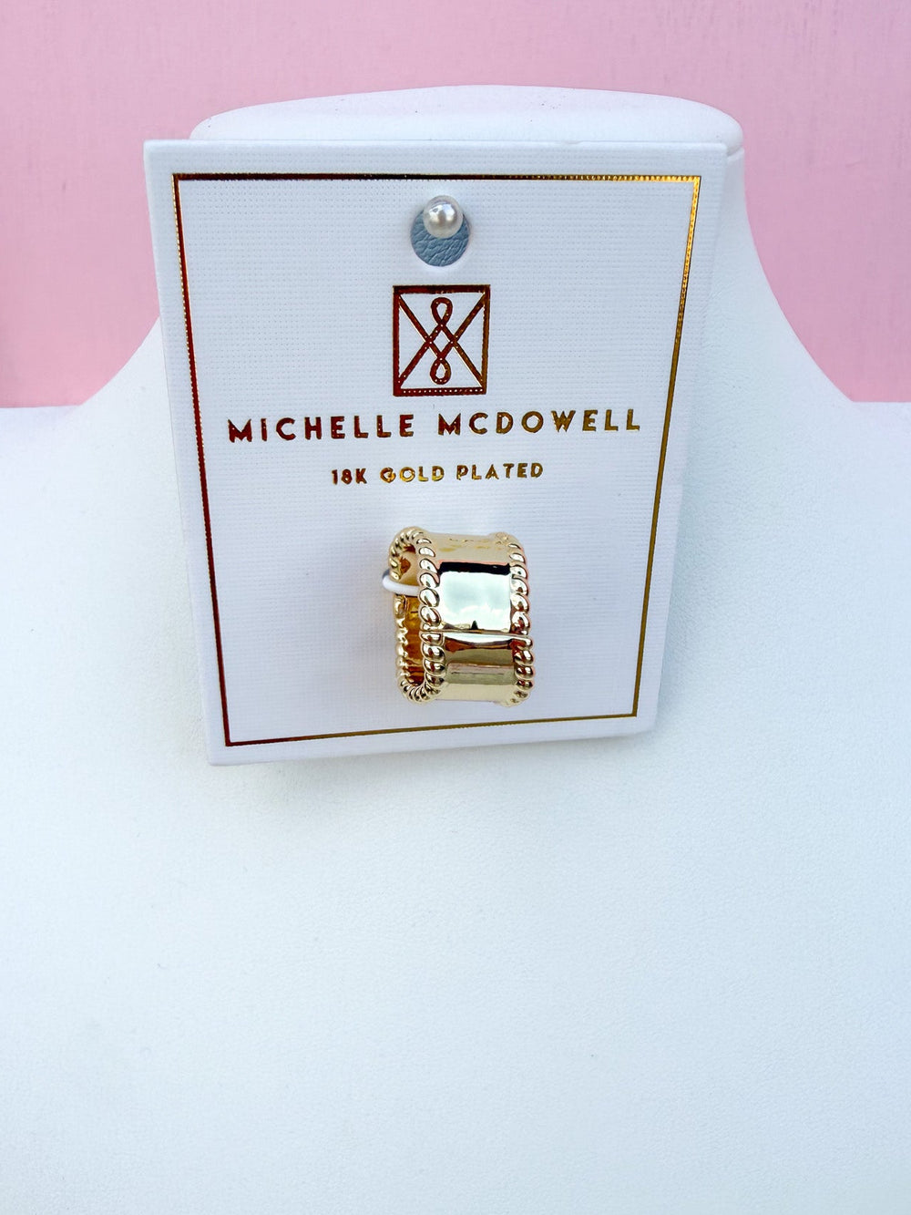 Michelle McDowell | Drew Scarf Charm - Smooth