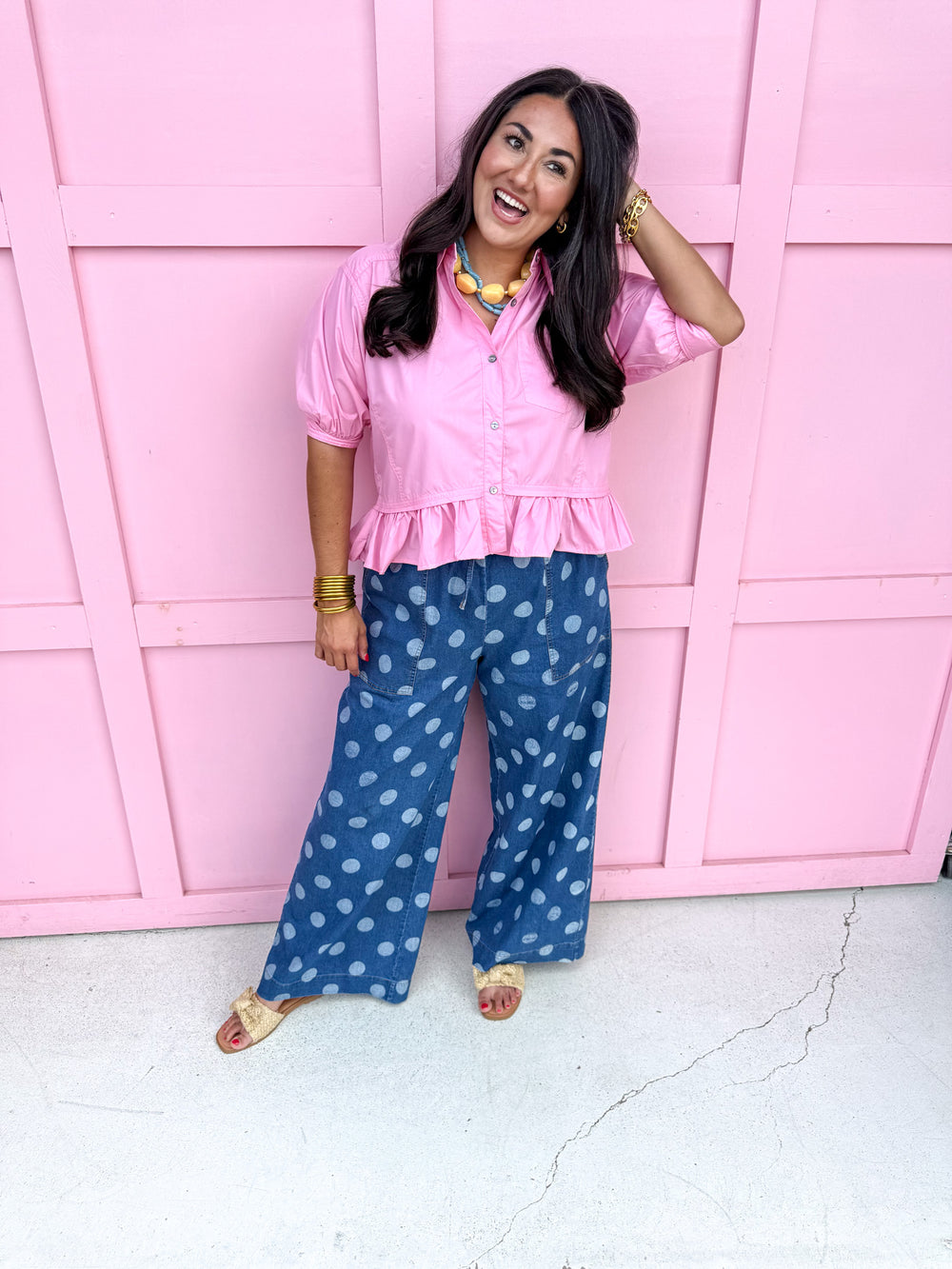 Ruffle & Ready Top - Pink