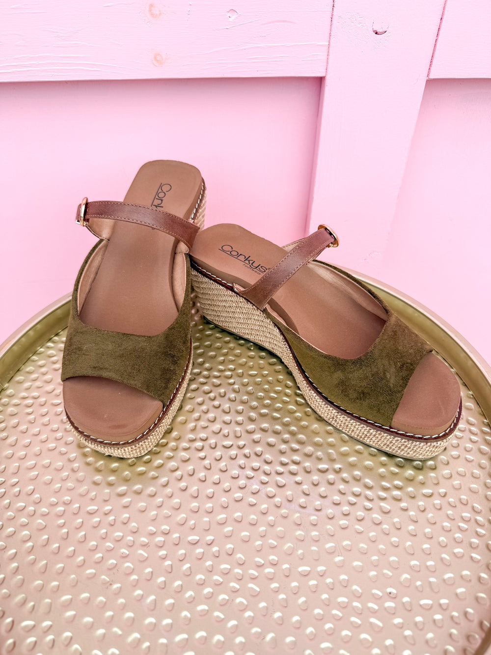 CORKYS| Treat Yourself Wedge - Moss
