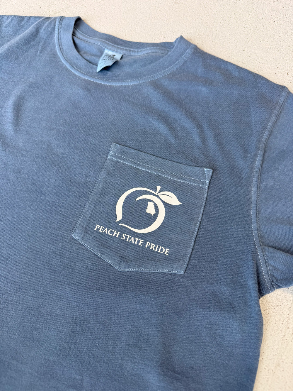 Peach State Pride | Classic Stay Southern S/S Tee - Denim