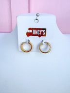 Golden Grace Hoop Earrings