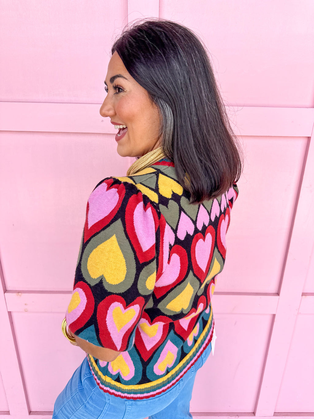 Heart To Heart Multicolor Knit Top