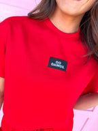 Scarlet & Gold | Kristen Airy Tee - Red - Go Dawgs®