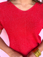 The Perfect Knit Top - Ruby