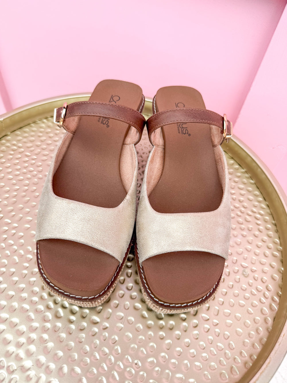 CORKYS| Treat Yourself Wedge - Gold Combo